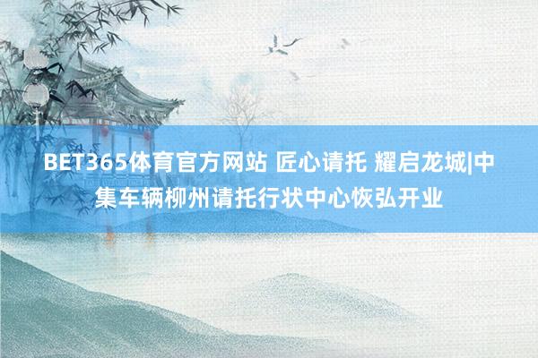 BET365体育官方网站 匠心请托 耀启龙城|中集车辆柳州请托行状中心恢弘开业