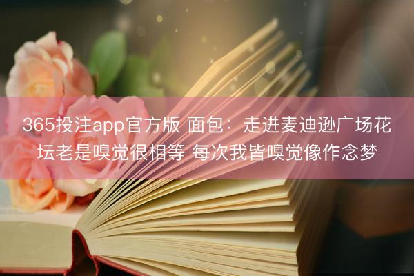 365投注app官方版 面包：走进麦迪逊广场花坛老是嗅觉很相等 每次我皆嗅觉像作念梦